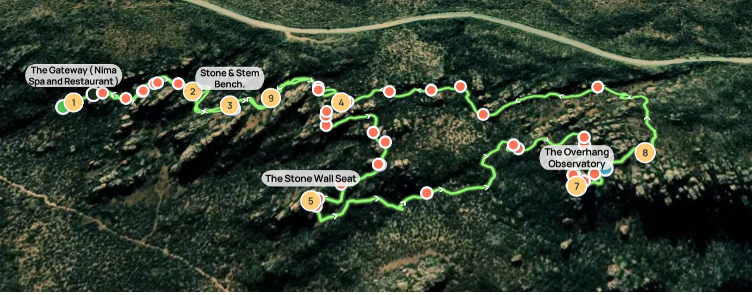 Skeleton Gorge trail map 4