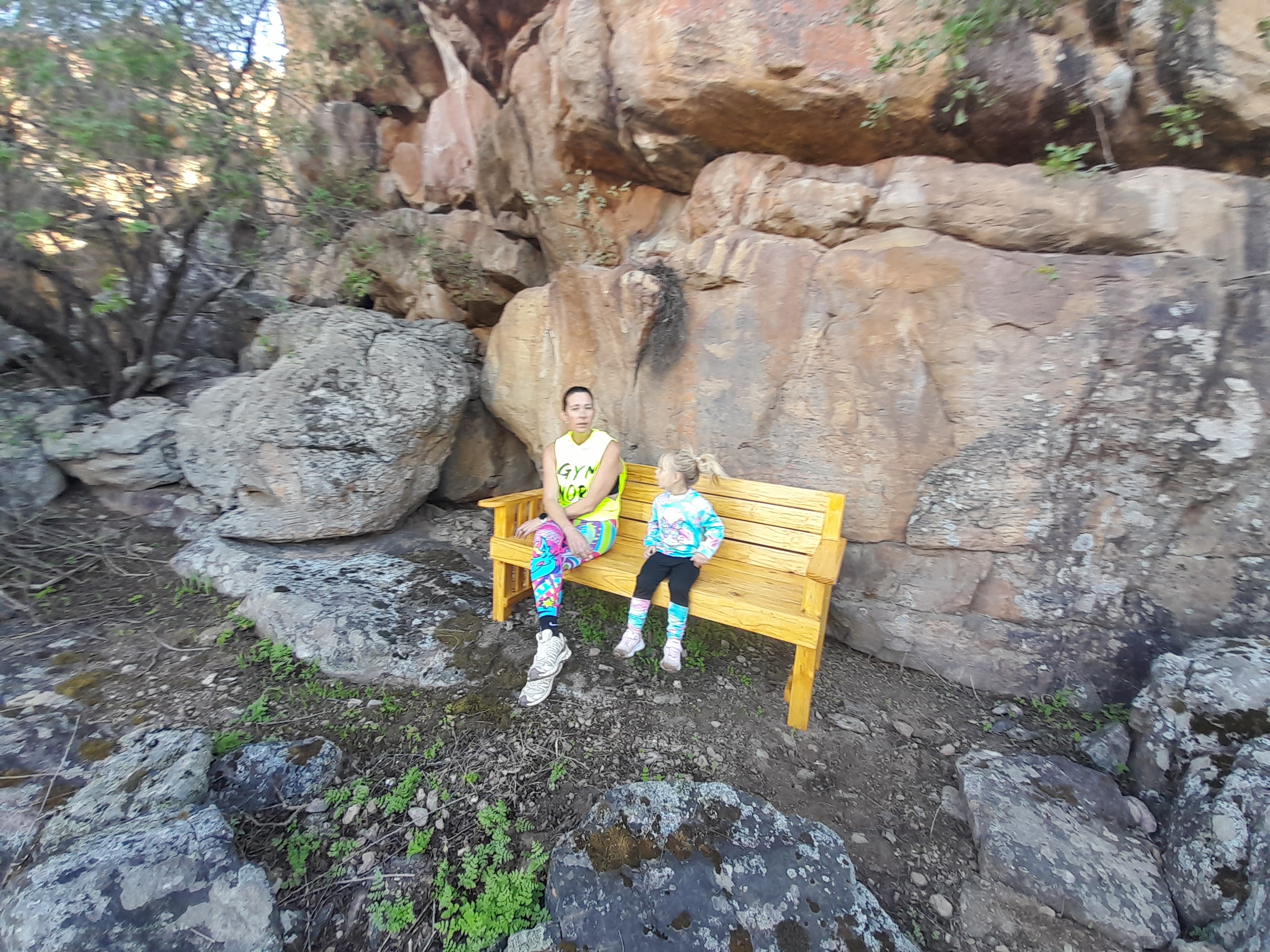 The Stone Wall Seat on Heritage Loop 1