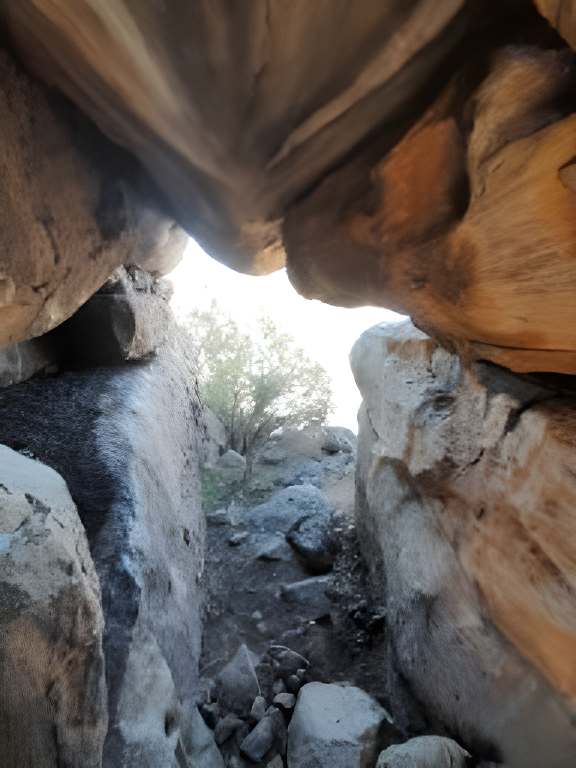 The Emergence natural tunnel on Loop 2